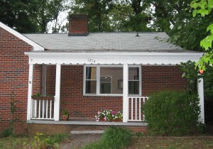 front porch before