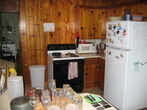 kitchen towards back wall